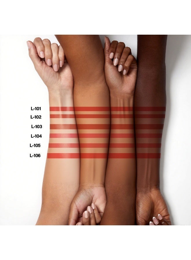مونايا L007 روج مات، ألوان غنية أصلية كريمي، روج ساتان مرطب، ألوان روج بترطيب ضد علامات التقدم ومجدد للرطوبة - Image 5